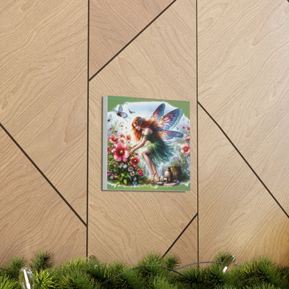 Fairy Canvas Print - Mystical Artwork, Ethereal Woodland Scene