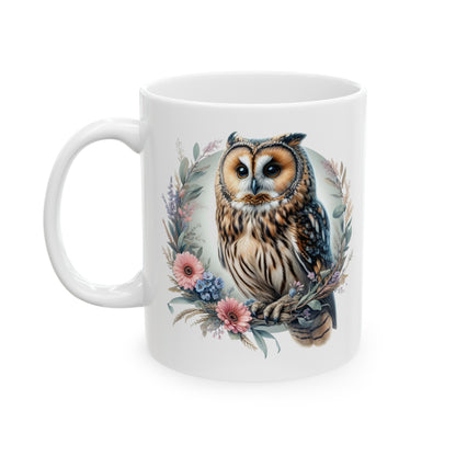 Mystical Owl Mug Collection - Magical Forest Owl Art, Multiple Sizes - Ideal Gift for Nature Enthusiasts