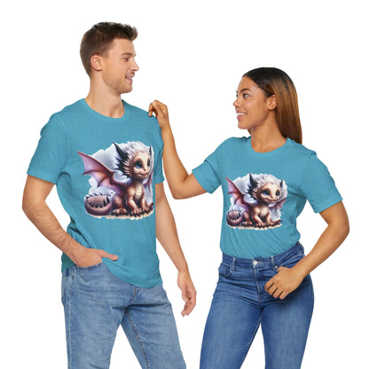 Baby Dragon T-Shirt - Whimsical Creature Art Tee, Unisex, Soft Cotton - Perfect for Fantasy and Dragon Enthusiasts