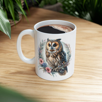 Mystical Owl Mug Collection - Magical Forest Owl Art, Multiple Sizes - Ideal Gift for Nature Enthusiasts