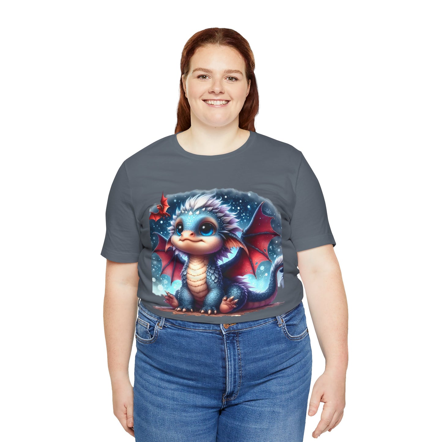 Baby Dragon T-Shirt - Whimsical Creature Art Tee, Unisex, Soft Cotton - Perfect for Fantasy and Dragon Enthusiasts