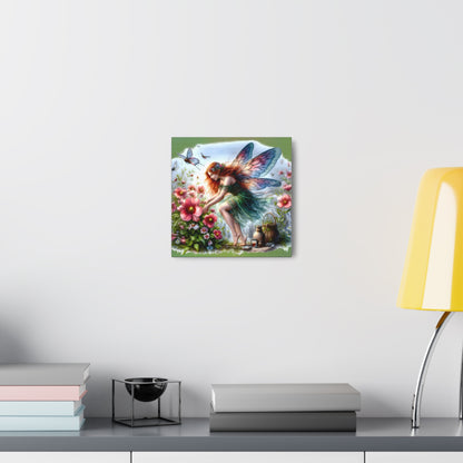 Fairy Canvas Print - Mystical Artwork, Ethereal Woodland Scene