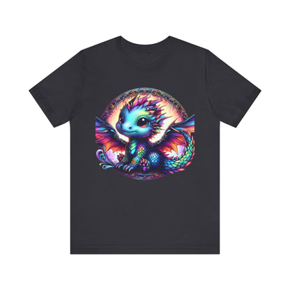 Baby Dragon T-Shirt - Whimsical Creature Art Tee, Unisex, Soft Cotton - Perfect for Fantasy and Dragon Enthusiasts