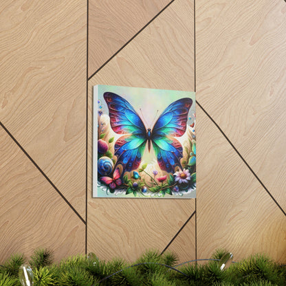 Butterfly Canvas Print - Ethereal Flight Art, Available in Multiple Sizes