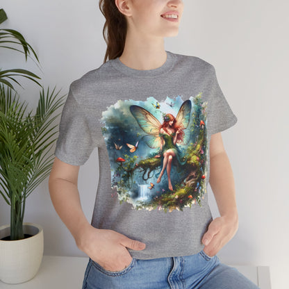 Fairy T-Shirt - Mystical Art Tee, Unisex, Soft Cotton - Perfect Gift for Fantasy Lovers