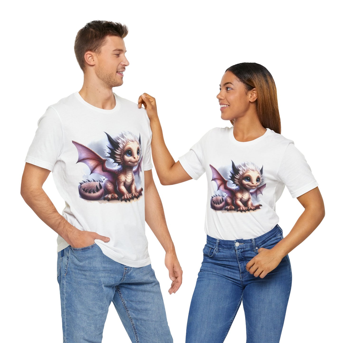 Baby Dragon T-Shirt - Whimsical Creature Art Tee, Unisex, Soft Cotton - Perfect for Fantasy and Dragon Enthusiasts