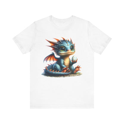 Baby Dragon T-Shirt - Whimsical Creature Art Tee, Unisex, Soft Cotton - Perfect for Fantasy and Dragon Enthusiasts