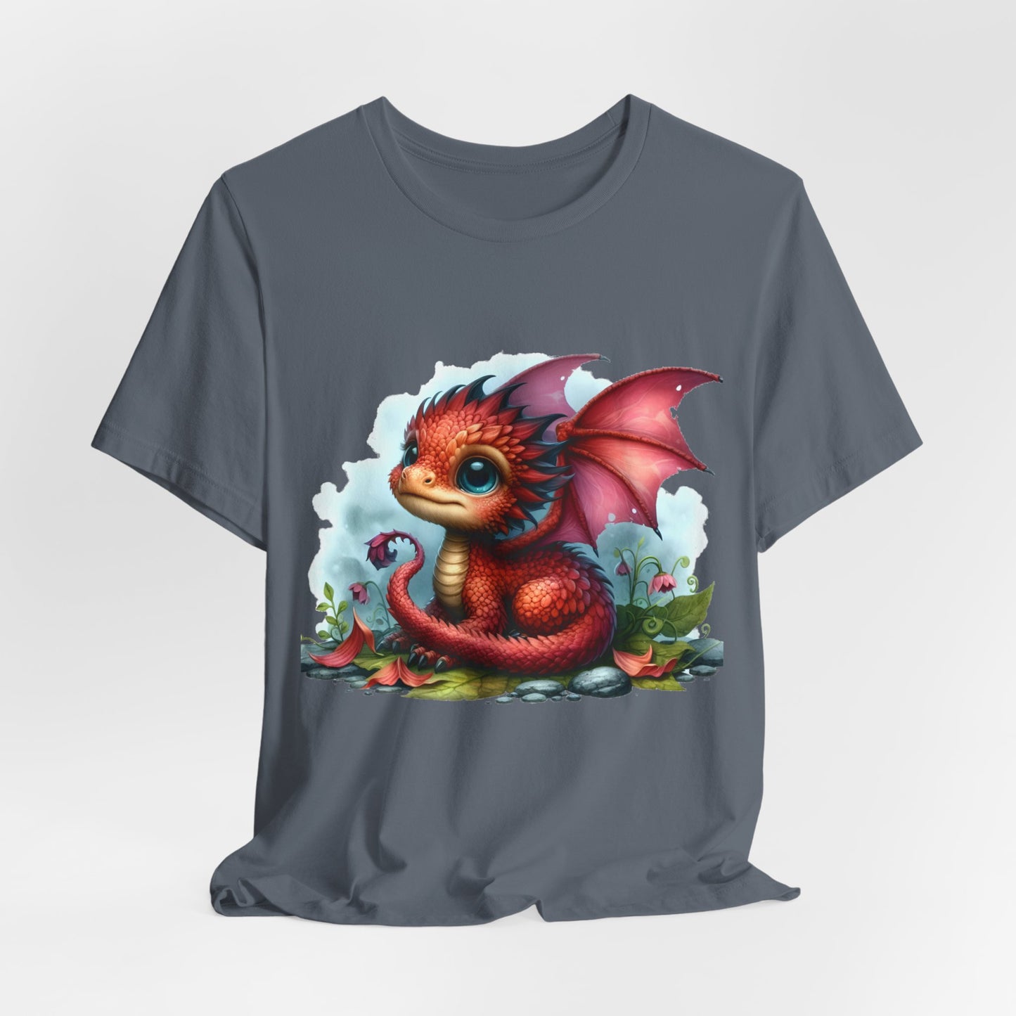 Baby Dragon T-Shirt - Whimsical Creature Art Tee, Unisex, Soft Cotton - Perfect for Fantasy and Dragon Enthusiasts