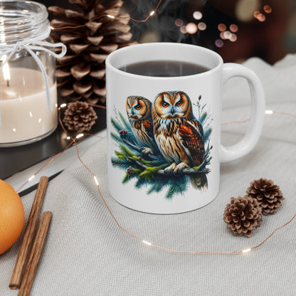 Mystical Owl Mug Collection - Magical Forest Owl Art, Multiple Sizes - Ideal Gift for Nature Enthusiasts