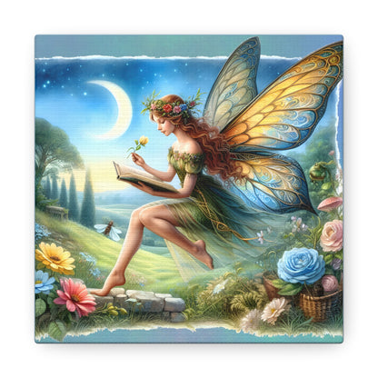 Fairy Canvas Print - Mystical Artwork, Ethereal Woodland Scene