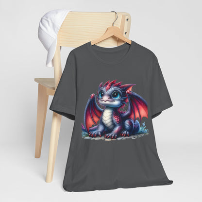 Baby Dragon T-Shirt - Whimsical Creature Art Tee, Unisex, Soft Cotton - Perfect for Fantasy and Dragon Enthusiasts