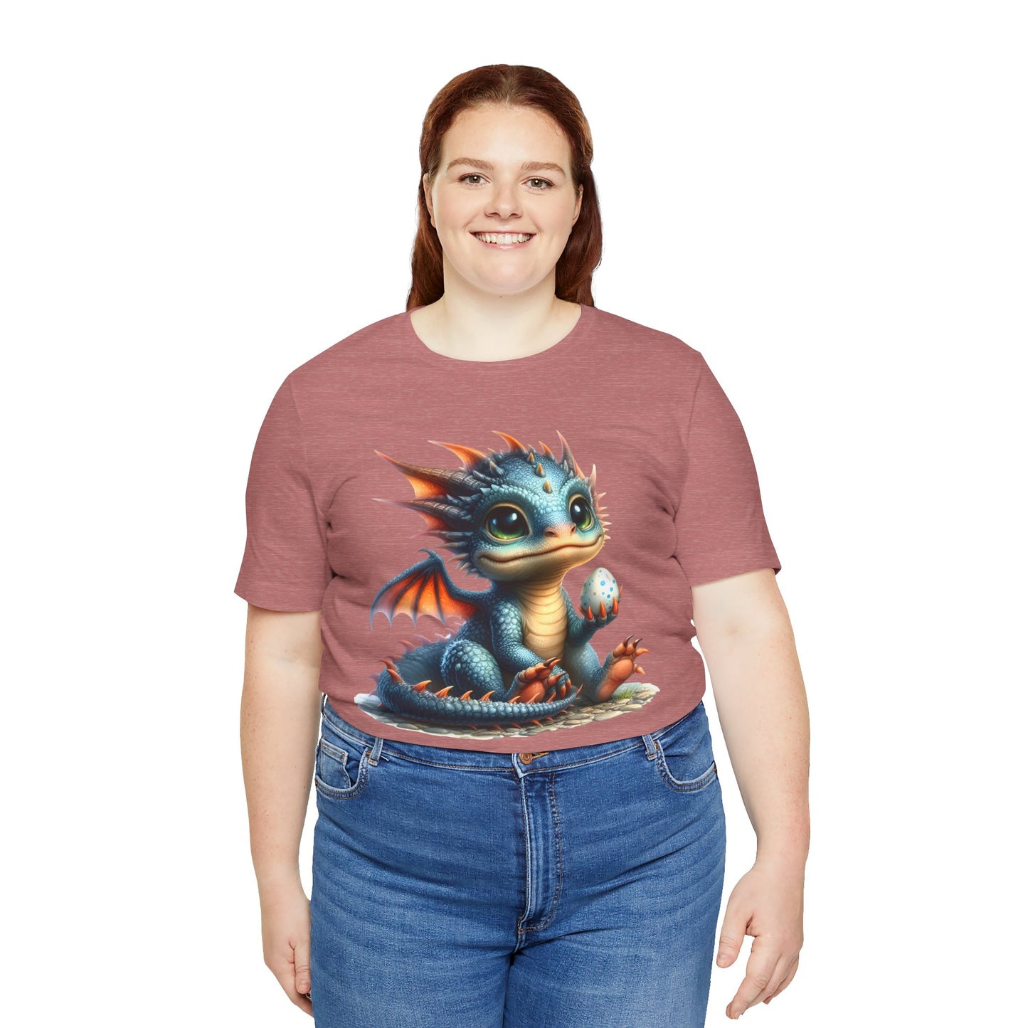 Baby Dragon T-Shirt - Whimsical Creature Art Tee, Unisex, Soft Cotton - Perfect for Fantasy and Dragon Enthusiasts