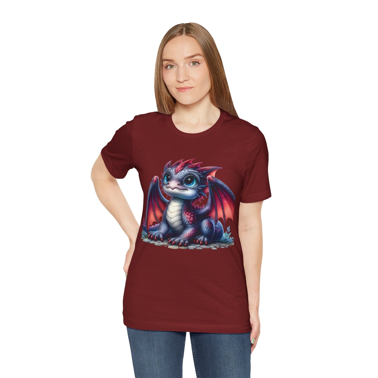 Baby Dragon T-Shirt - Whimsical Creature Art Tee, Unisex, Soft Cotton - Perfect for Fantasy and Dragon Enthusiasts