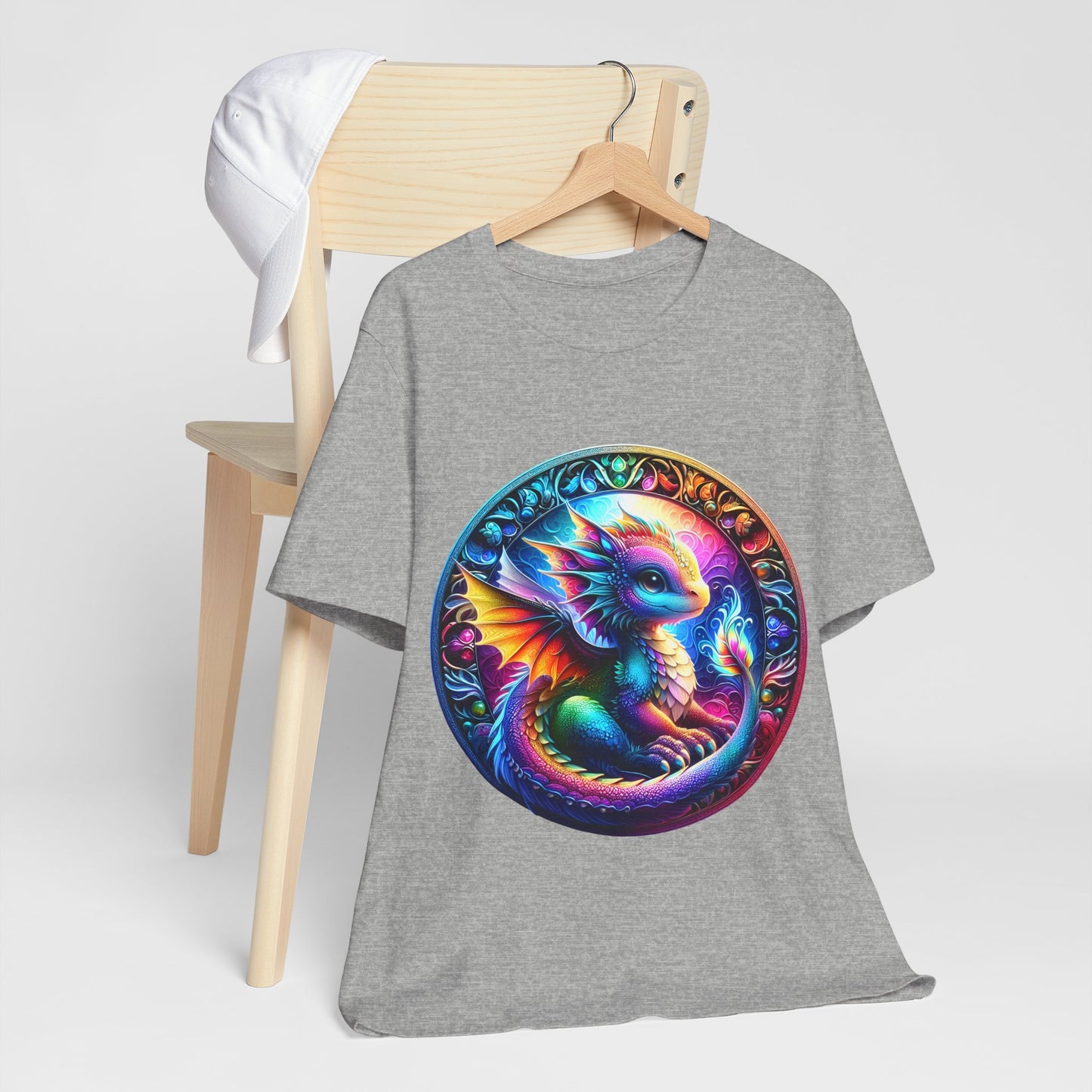 Baby Dragon T-Shirt - Whimsical Creature Art Tee, Unisex, Soft Cotton - Perfect for Fantasy and Dragon Enthusiasts