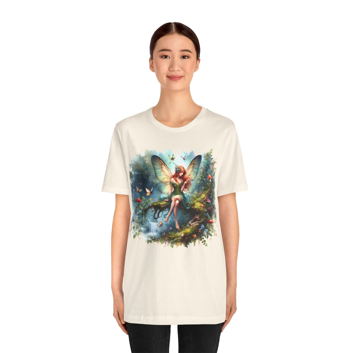 Fairy T-Shirt - Mystical Art Tee, Unisex, Soft Cotton - Perfect Gift for Fantasy Lovers