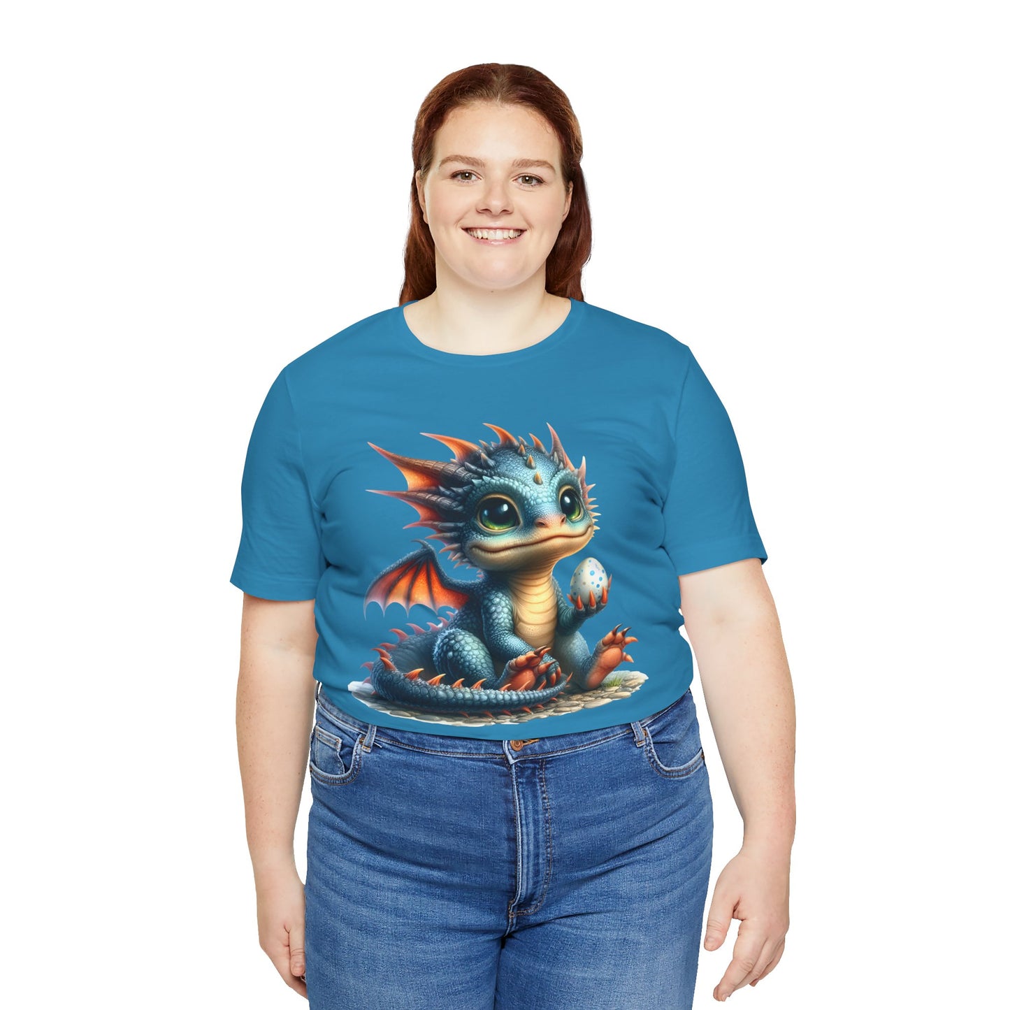 Baby Dragon T-Shirt - Whimsical Creature Art Tee, Unisex, Soft Cotton - Perfect for Fantasy and Dragon Enthusiasts