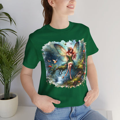 Fairy T-Shirt - Mystical Art Tee, Unisex, Soft Cotton - Perfect Gift for Fantasy Lovers