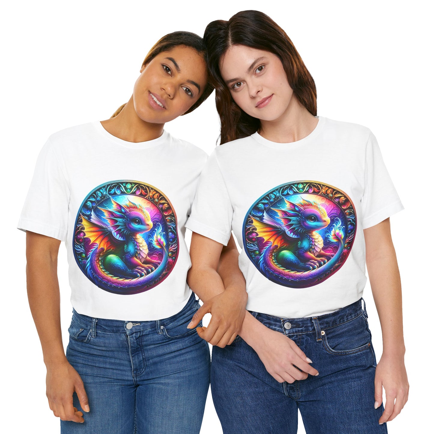 Baby Dragon T-Shirt - Whimsical Creature Art Tee, Unisex, Soft Cotton - Perfect for Fantasy and Dragon Enthusiasts