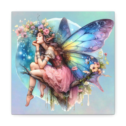 Fairy Canvas Print - Mystical Artwork, Ethereal Woodland Scene