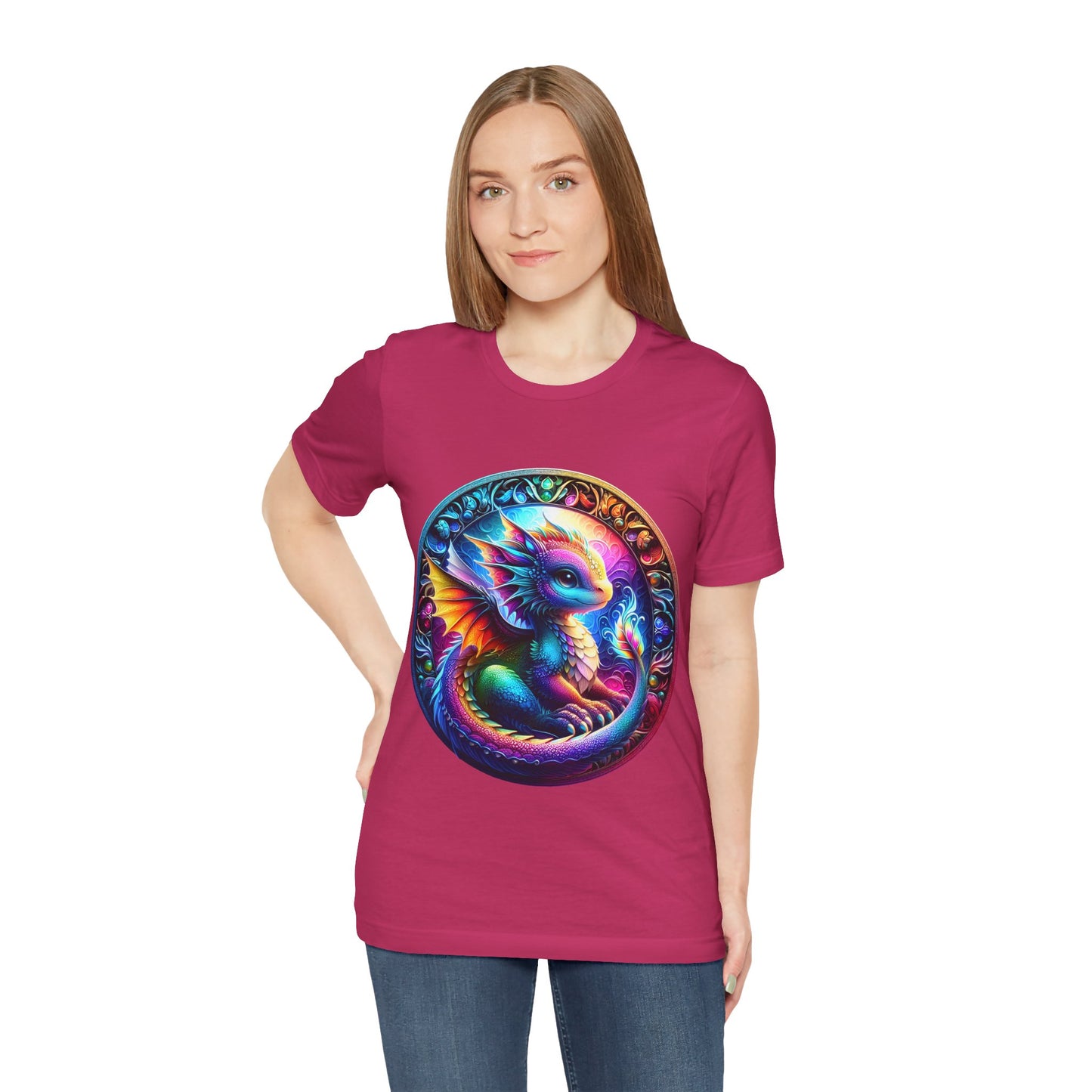 Baby Dragon T-Shirt - Whimsical Creature Art Tee, Unisex, Soft Cotton - Perfect for Fantasy and Dragon Enthusiasts