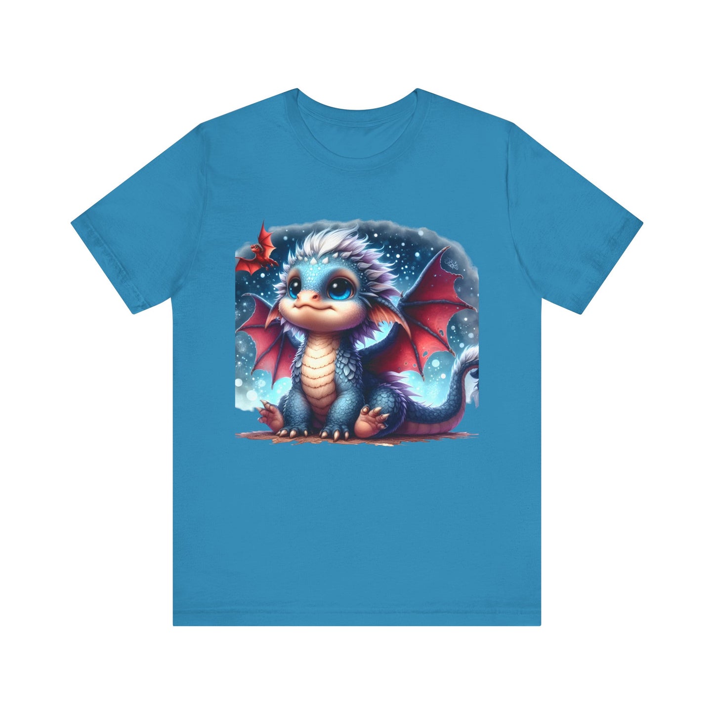 Baby Dragon T-Shirt - Whimsical Creature Art Tee, Unisex, Soft Cotton - Perfect for Fantasy and Dragon Enthusiasts