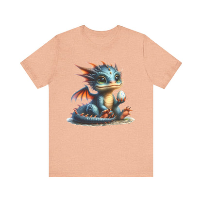 Baby Dragon T-Shirt - Whimsical Creature Art Tee, Unisex, Soft Cotton - Perfect for Fantasy and Dragon Enthusiasts