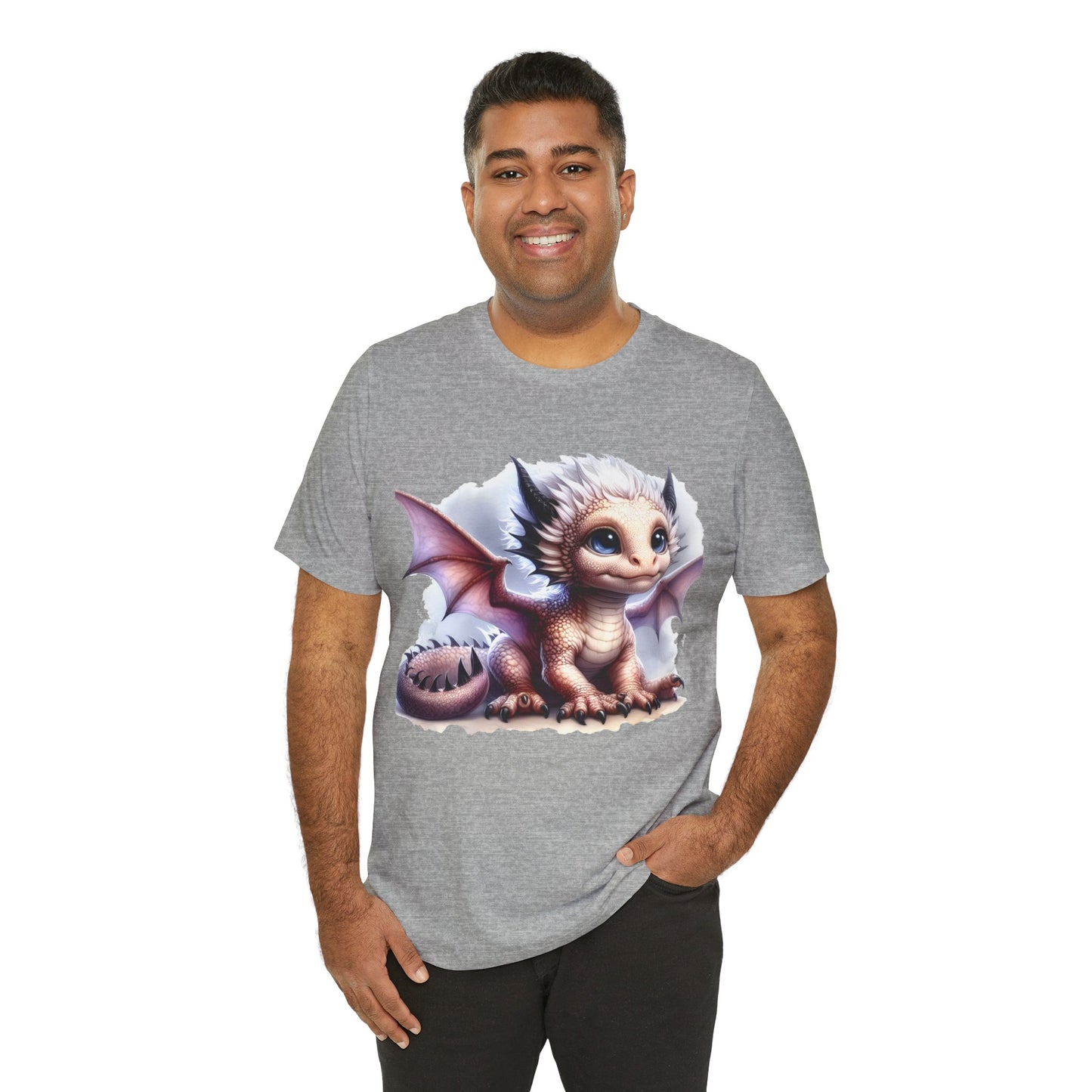 Baby Dragon T-Shirt - Whimsical Creature Art Tee, Unisex, Soft Cotton - Perfect for Fantasy and Dragon Enthusiasts