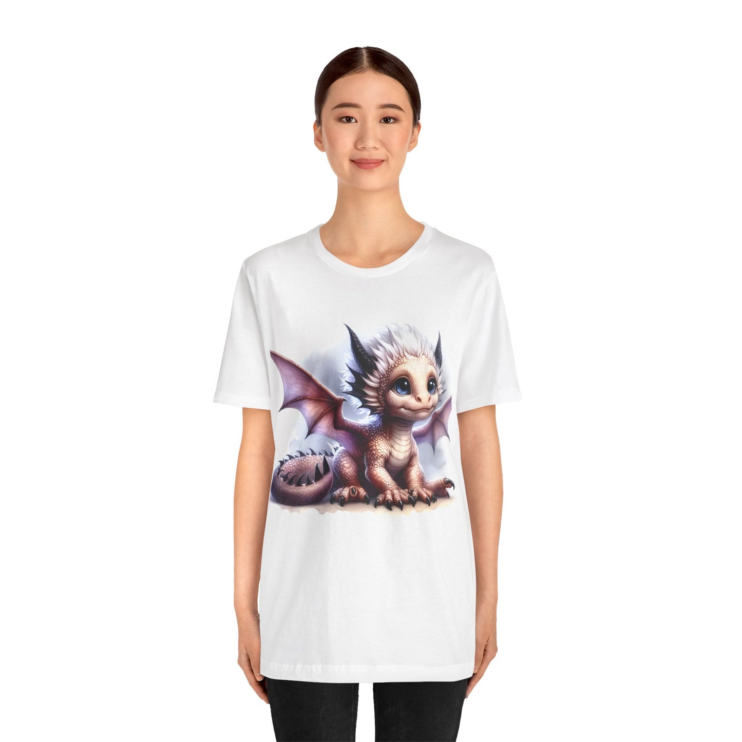 Baby Dragon T-Shirt - Whimsical Creature Art Tee, Unisex, Soft Cotton - Perfect for Fantasy and Dragon Enthusiasts