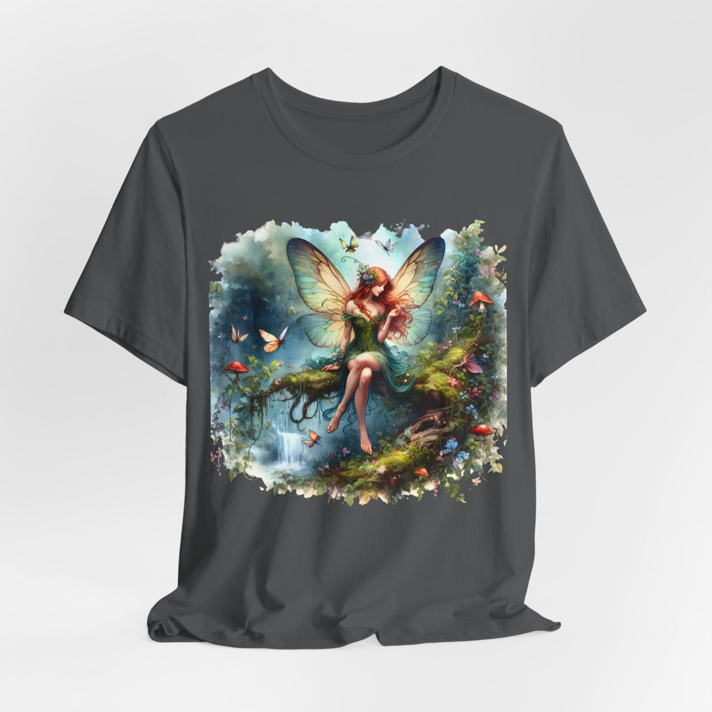 Fairy T-Shirt - Mystical Art Tee, Unisex, Soft Cotton - Perfect Gift for Fantasy Lovers