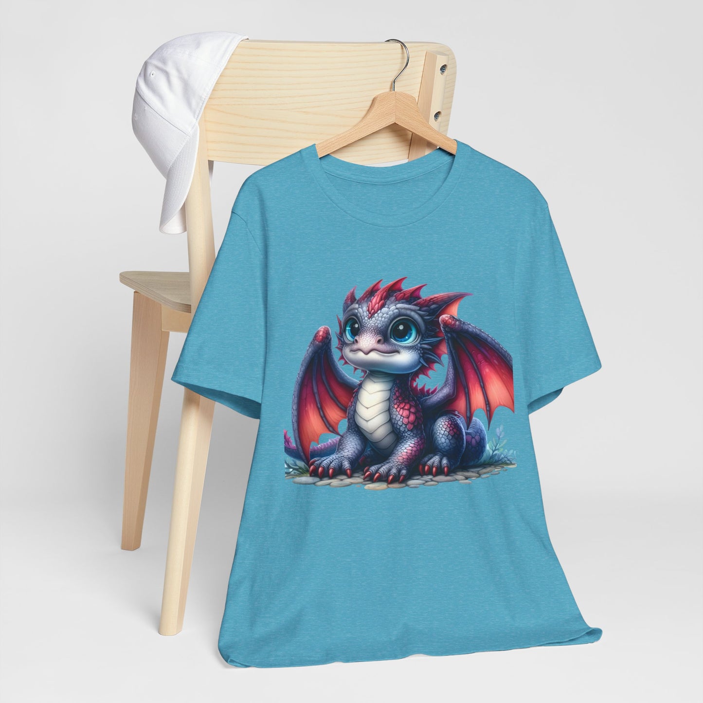 Baby Dragon T-Shirt - Whimsical Creature Art Tee, Unisex, Soft Cotton - Perfect for Fantasy and Dragon Enthusiasts