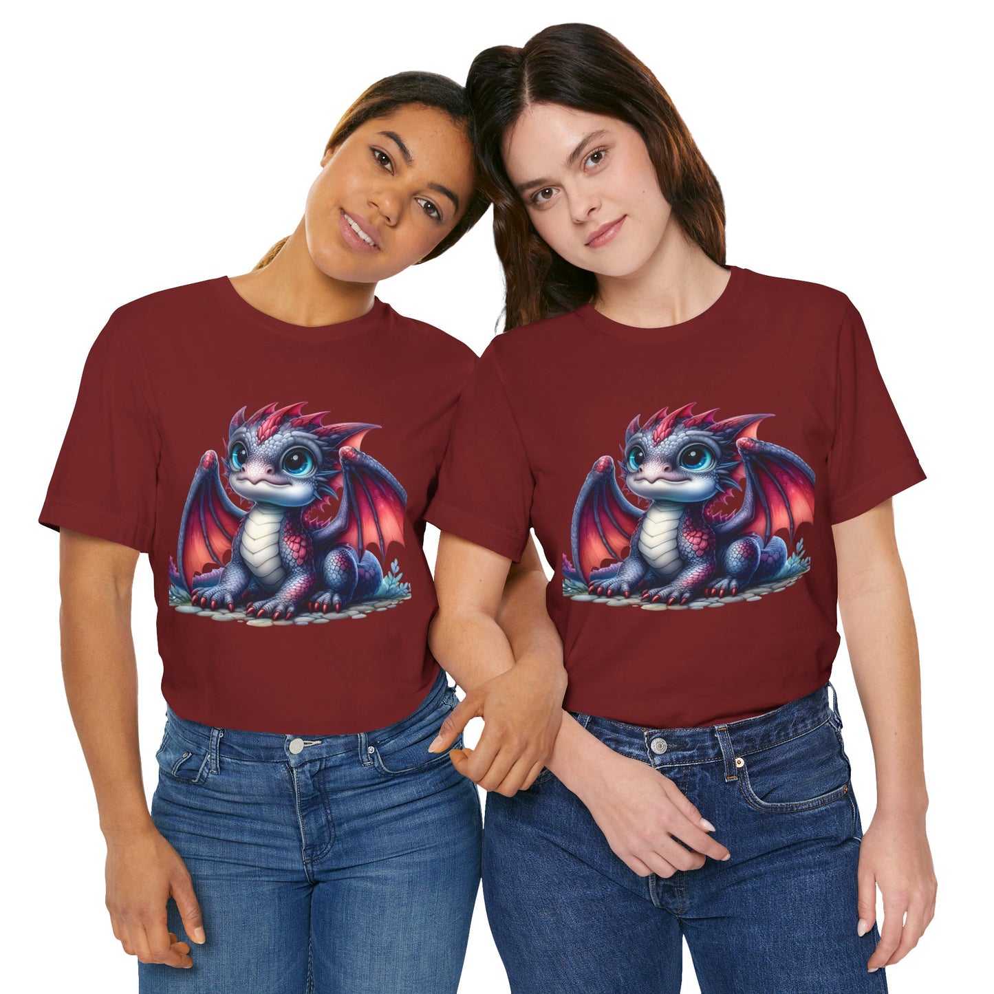 Baby Dragon T-Shirt - Whimsical Creature Art Tee, Unisex, Soft Cotton - Perfect for Fantasy and Dragon Enthusiasts