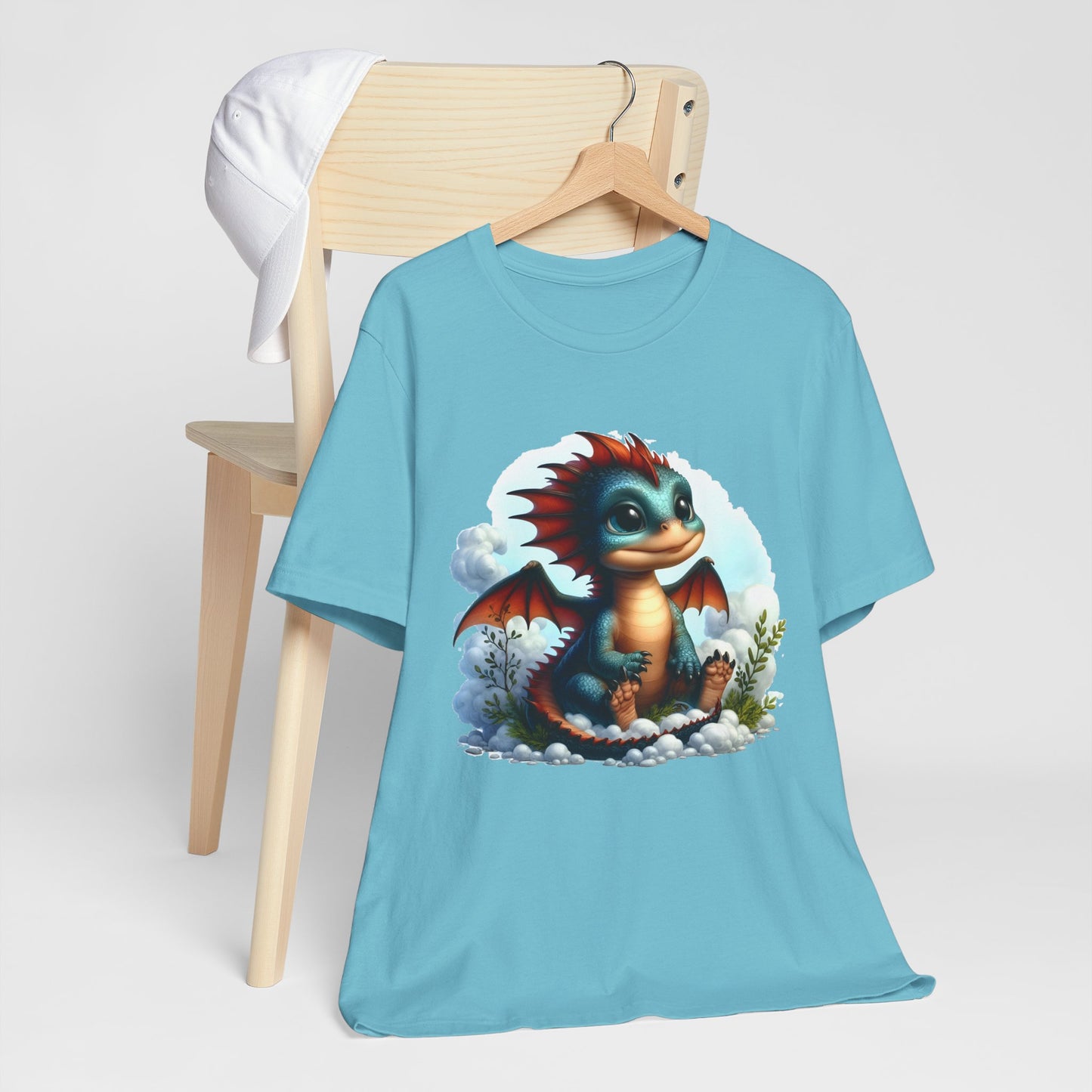 Baby Dragon T-Shirt - Whimsical Creature Art Tee, Unisex, Soft Cotton - Perfect for Fantasy and Dragon Enthusiasts