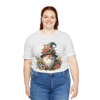 Gnome T-Shirt - Mystical Forest Dweller Art Tee, Unisex, Soft Cotton - Perfect for Garden and Fantasy Fans