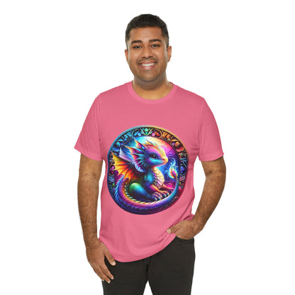 Baby Dragon T-Shirt - Whimsical Creature Art Tee, Unisex, Soft Cotton - Perfect for Fantasy and Dragon Enthusiasts