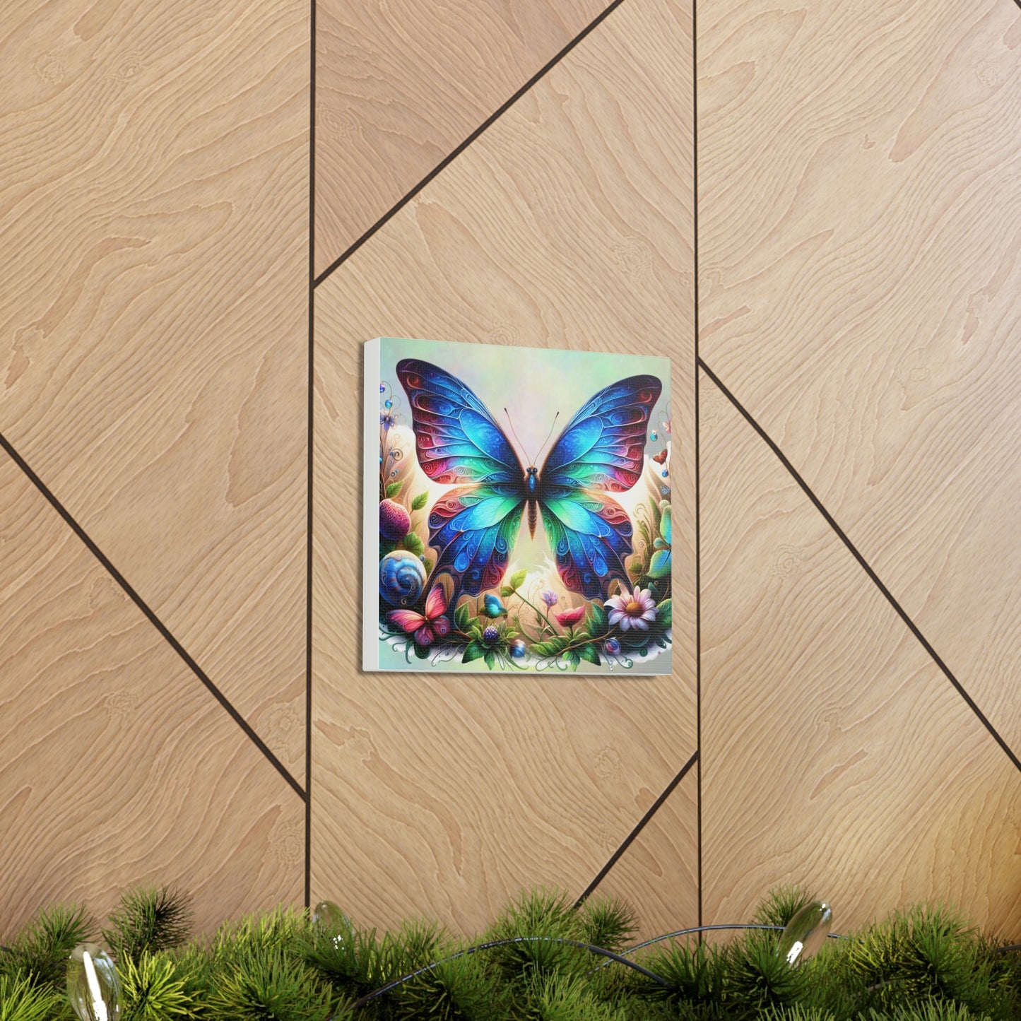 Butterfly Canvas Print - Ethereal Flight Art, Available in Multiple Sizes