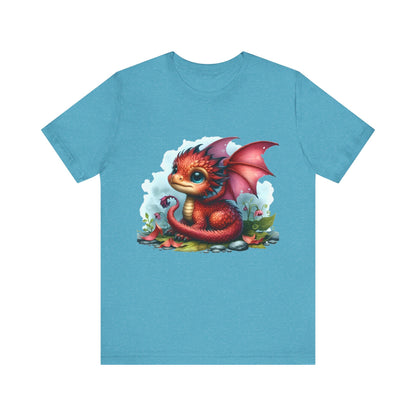 Baby Dragon T-Shirt - Whimsical Creature Art Tee, Unisex, Soft Cotton - Perfect for Fantasy and Dragon Enthusiasts