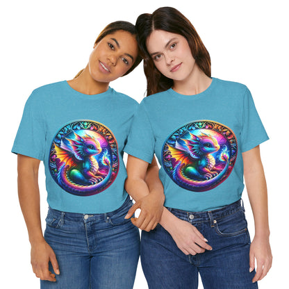 Baby Dragon T-Shirt - Whimsical Creature Art Tee, Unisex, Soft Cotton - Perfect for Fantasy and Dragon Enthusiasts