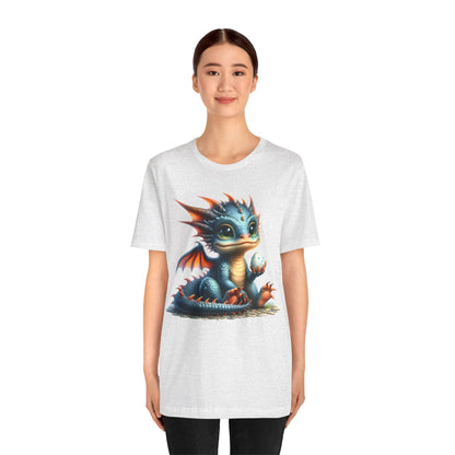 Baby Dragon T-Shirt - Whimsical Creature Art Tee, Unisex, Soft Cotton - Perfect for Fantasy and Dragon Enthusiasts