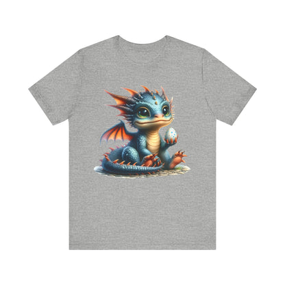 Baby Dragon T-Shirt - Whimsical Creature Art Tee, Unisex, Soft Cotton - Perfect for Fantasy and Dragon Enthusiasts