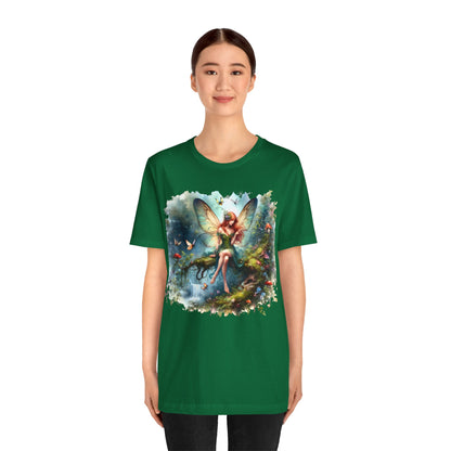 Fairy T-Shirt - Mystical Art Tee, Unisex, Soft Cotton - Perfect Gift for Fantasy Lovers