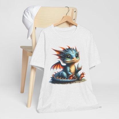 Baby Dragon T-Shirt - Whimsical Creature Art Tee, Unisex, Soft Cotton - Perfect for Fantasy and Dragon Enthusiasts