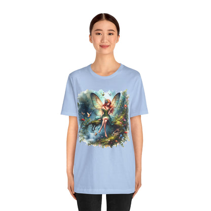 Fairy T-Shirt - Mystical Art Tee, Unisex, Soft Cotton - Perfect Gift for Fantasy Lovers