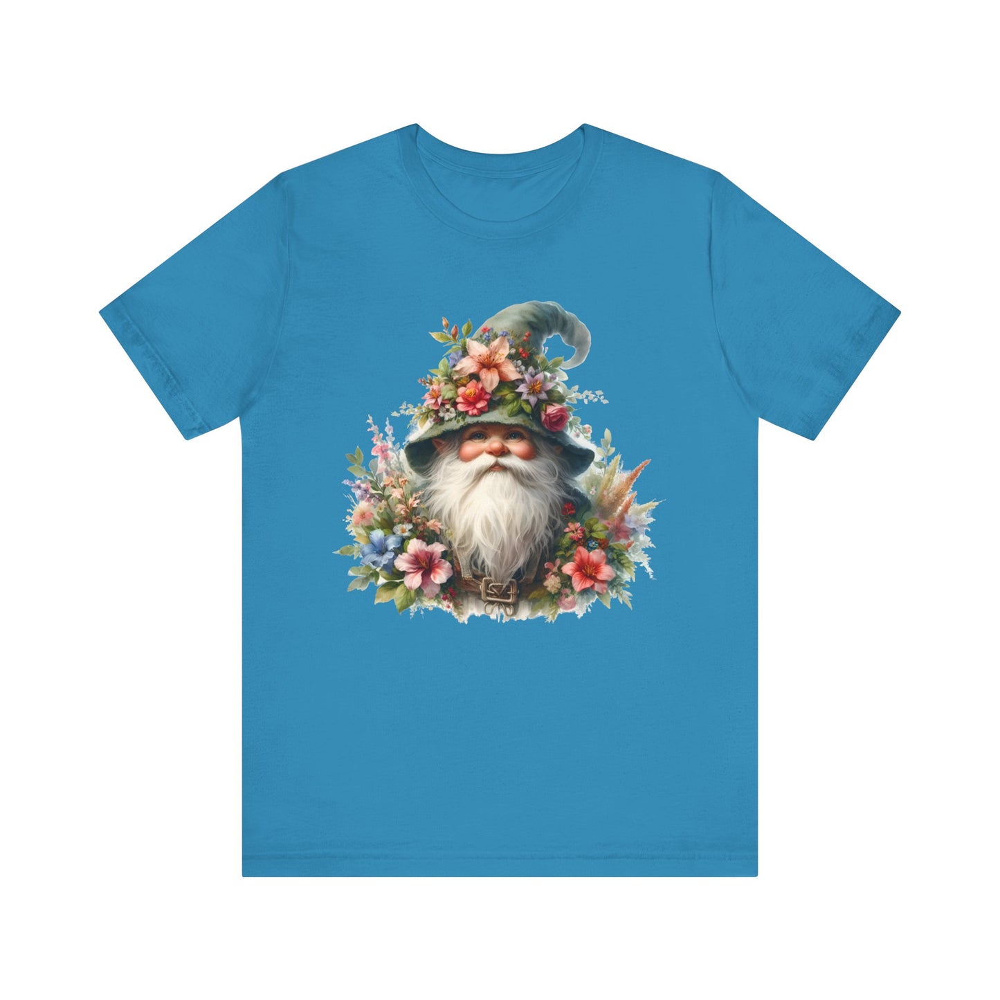 Gnome T-Shirt - Mystical Forest Dweller Art Tee, Unisex, Soft Cotton - Perfect for Garden and Fantasy Fans