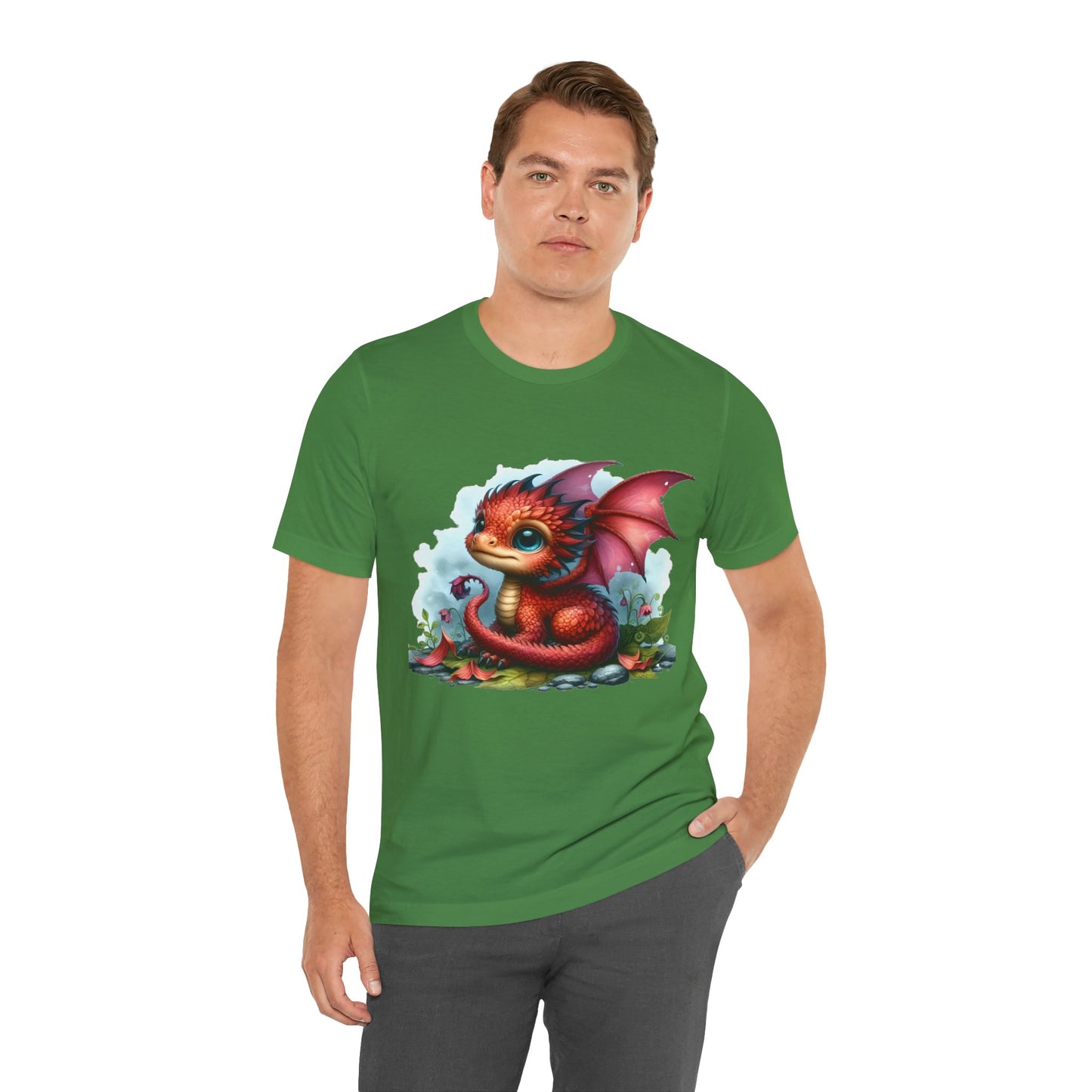 Baby Dragon T-Shirt - Whimsical Creature Art Tee, Unisex, Soft Cotton - Perfect for Fantasy and Dragon Enthusiasts