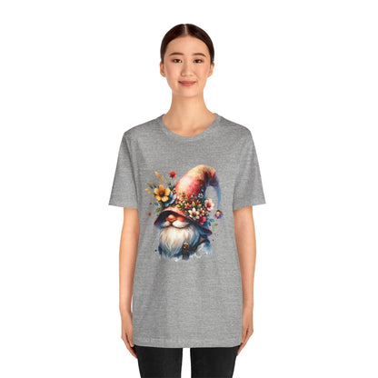 Gnome T-Shirt - Mystical Forest Dweller Art Tee, Unisex, Soft Cotton - Perfect for Garden and Fantasy Fans