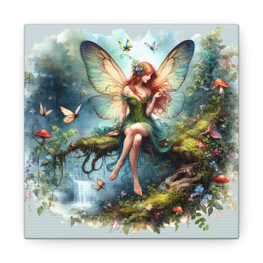 Fairy Canvas Print - Mystical Artwork, Ethereal Woodland Scene