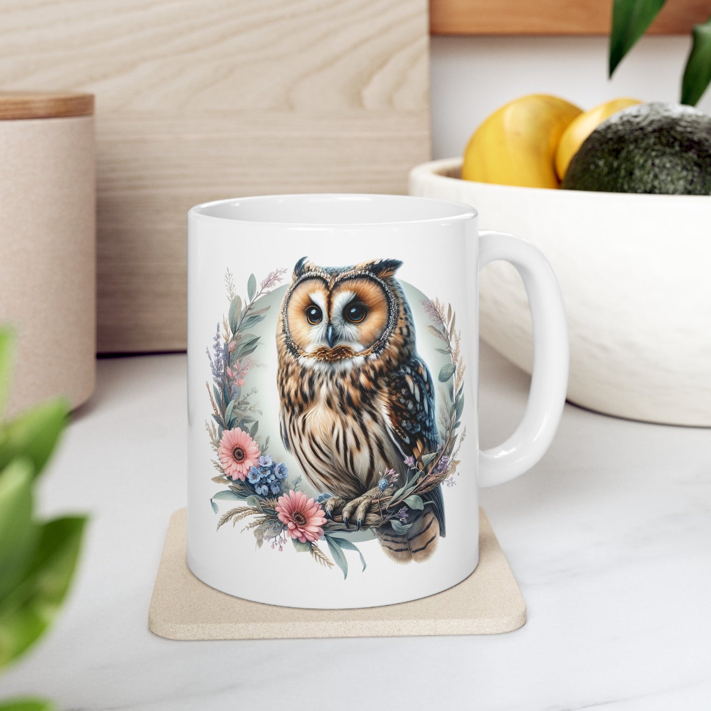 Mystical Owl Mug Collection - Magical Forest Owl Art, Multiple Sizes - Ideal Gift for Nature Enthusiasts