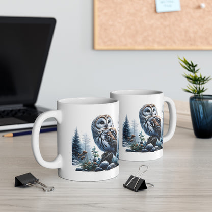 Mystical Owl Mug Collection - Magical Forest Owl Art, Multiple Sizes - Ideal Gift for Nature Enthusiasts