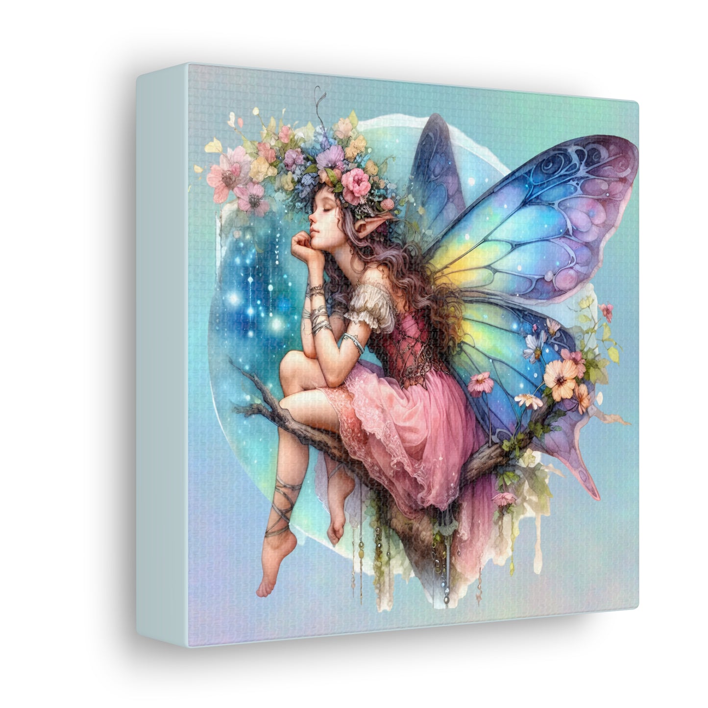 Fairy Canvas Print - Mystical Artwork, Ethereal Woodland Scene