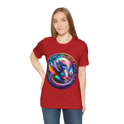 Baby Dragon T-Shirt - Whimsical Creature Art Tee, Unisex, Soft Cotton - Perfect for Fantasy and Dragon Enthusiasts